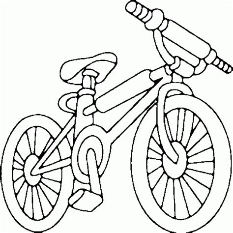 Bicycle Coloring Pages Printable