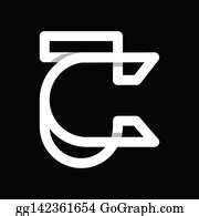 240 Letter Jc Line Monogram Logo Design Clip Art | Royalty Free - GoGraph