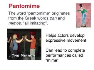 PPT - pantomime PowerPoint Presentation, free download - ID:2674648