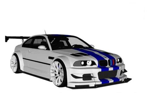 BMW M3 E46 GTR Tuning '2005 - 3D Model - 69542 - Model COPY - Default