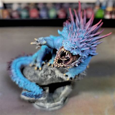 Basilisk Miniature by Lord of the Print 3D Printed Dnd Mini - Etsy