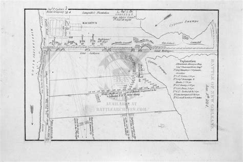 Battle Of New Orleans Map - Maps Model Online