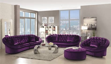 30 Best Collection of Velvet Purple Sofas