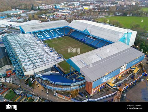 Sheffield, Yorkshire. United Kingdom. Sheffield Wednesday Football Club, Hillsborough Stadium ...