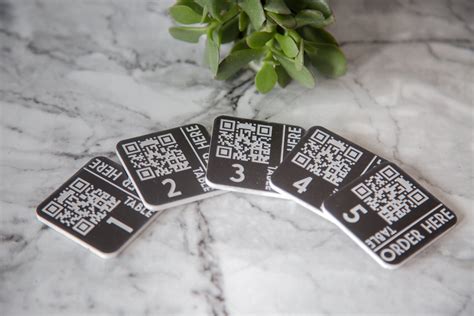 Qr Code Table Marker Bar Pub Restaurant Ordering - Etsy UK