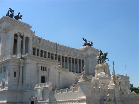 View of the Monument To Victor Emmanuel II Stock Image - Image of ancient, memorial: 137762731