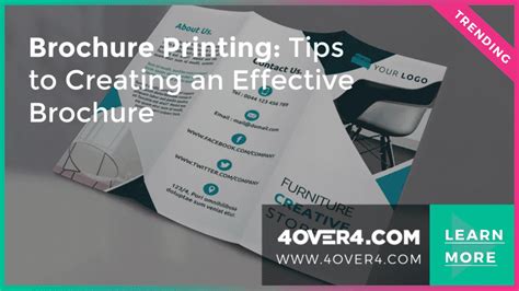 Brochure Printing: Tips to Creating an Effective Brochure