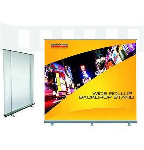 Aluminium Event Backdrop Rollup Banner Standee, for Promotion at Rs 2500 in Kolkata