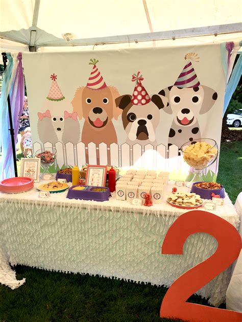 Puppy Party Decorations for a Dog Themed Birthday Party