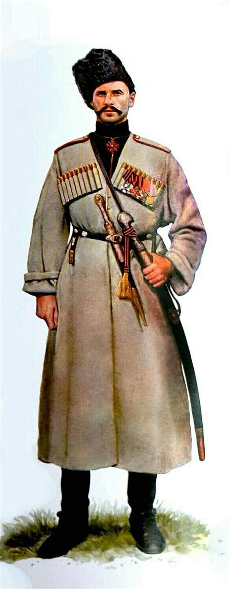 Kuban Cossack, Kouper Regiment,1915 - pin by Paolo Marzioli | Imperial army, Regiment, Imperial ...