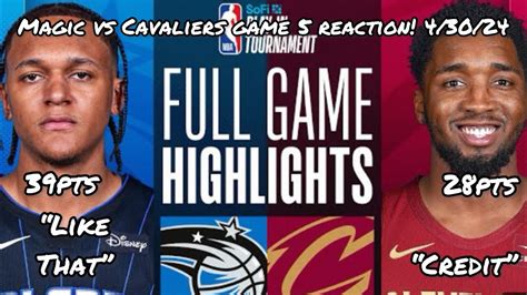 CAVS CLUTCHED! Cleveland Cavaliers vs Orlando Magic Game 5 Full Highlights | 2024 ECR1 ...