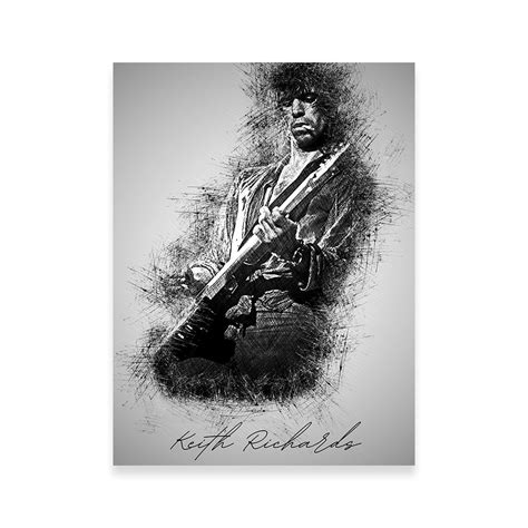 Keith Richards Wall Art