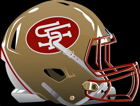 San Francisco 49ers Alternate Future Helmet logo Vinyl Decal / Sticker ...