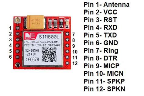 SIM800L GSM Module Pinout, Datasheet, Equivalent, Circuit,