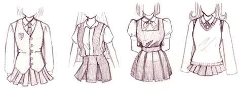 Other Uniforms | Drawing anime clothes, Drawings, Anime drawings