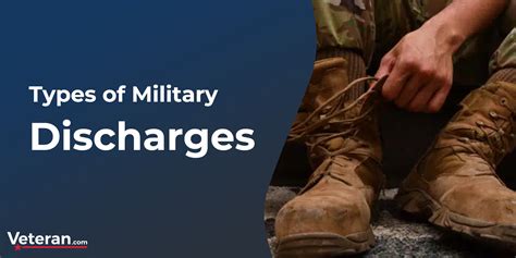 Military Discharges And Benefits Chart