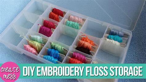 DIY Embroidery Floss Storage - YouTube