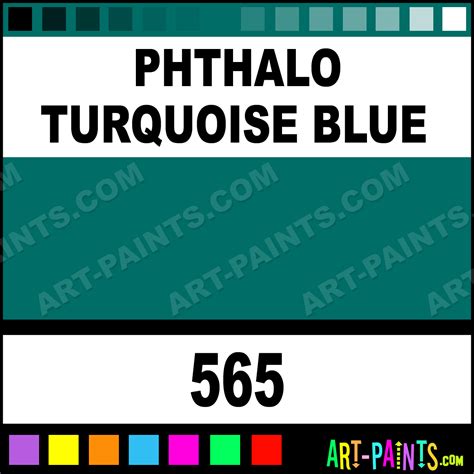 Phthalo Turquoise Blue Van Gogh Oil Paints - 565 - Phthalo Turquoise Blue Paint, Phthalo ...