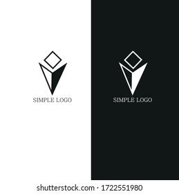 Ilustration Human Logo Black White Stock Vector (Royalty Free ...