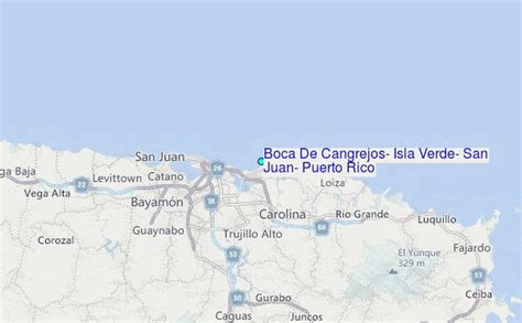 Isla Verde Puerto Rico Map – Verjaardag Vrouw 2020