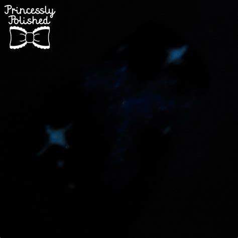 Princessly Polished: Glow-in-the-Dark Galaxy Manicure