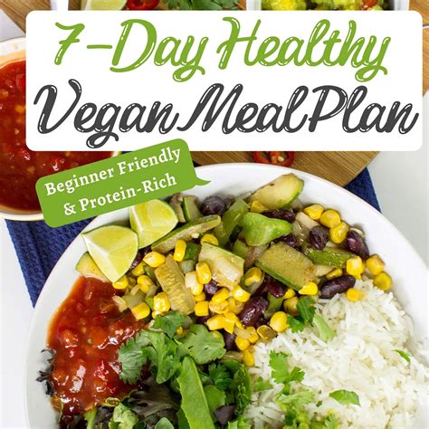 7-Day Healthy Vegan Meal Plan | Beginner Friendly