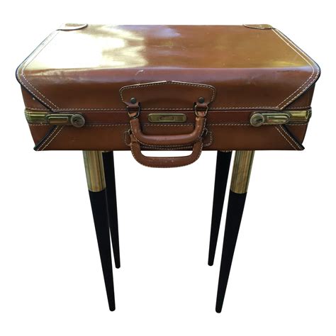 Vintage Suitcase Side Table | Chairish