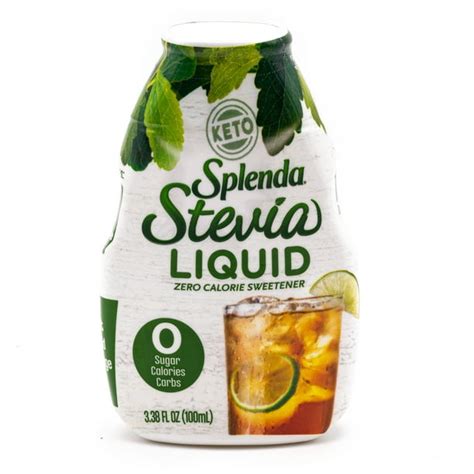 Splenda Stevia Zero Calorie Liquid Sweetener Drops, 3.38 fl oz - Walmart.com - Walmart.com