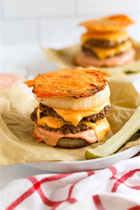 Flying Dutchman In-N-Out Recipe (Keto Onion Burger) – Diabetes Daily ...