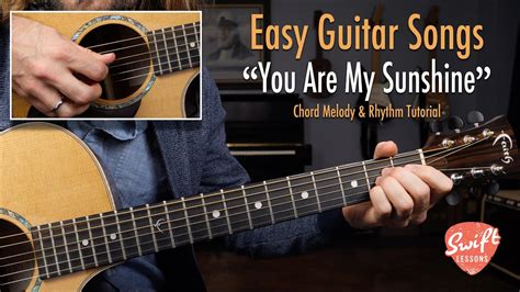 Beginner Guitar Songs - "You Are My Sunshine" - Chord Melody & Strumming Lesson Chords - Chordify