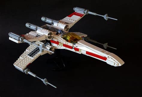 Star Wars X-Wing Starfighter Built with LEGO Bricks | Gadgetsin