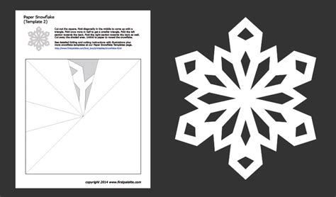 Printable Paper Snowflake Template | Francesco Printable