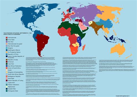 The Strategic Situation on September 1, 1984. The Third World War is ...