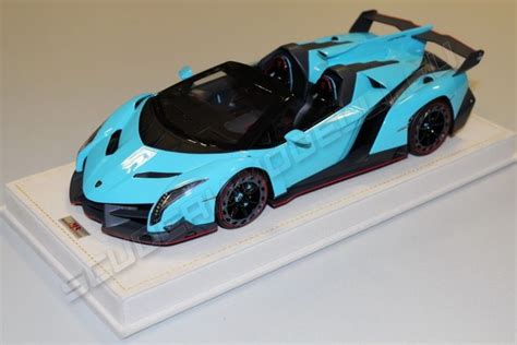 MR Collection Lamborghini Lamborghini Veneno Roadster - BABY BLUE- Baby Blue