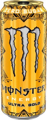 Monster Ultra Gold Energy Drink, 16 fl oz - Pay Less Super Markets