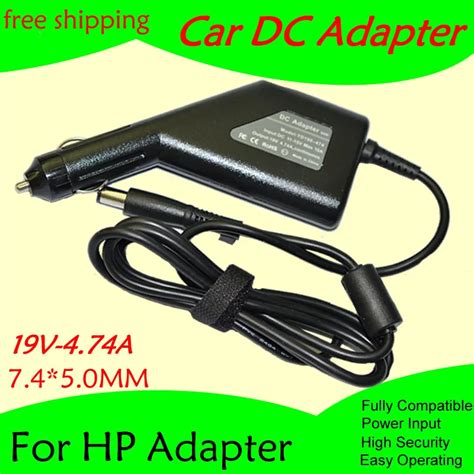 High Quality Dc Power Car Adapter Charger 19v 4.74a For Laptop Hp 7.4*5 ...