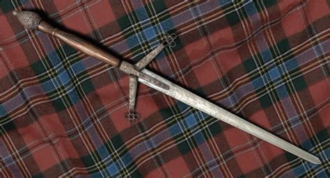 Scottish Claymore Sword 3D Model $20 - .ma .obj .fbx .unknown - Free3D