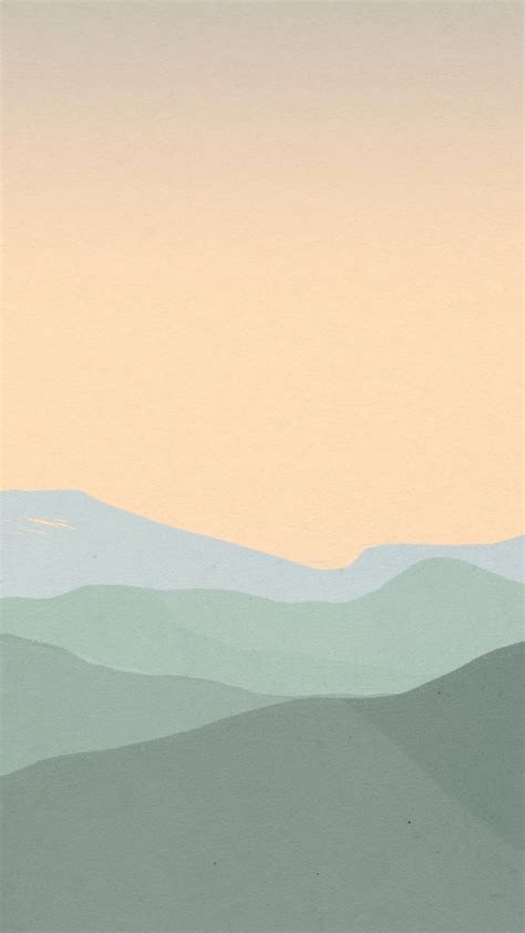 Mountain sunset view phone wallpaper, | Free Photo - rawpixel