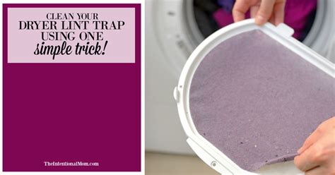 Clean Your Dryer's Lint Trap Using 1 Simple Trick!