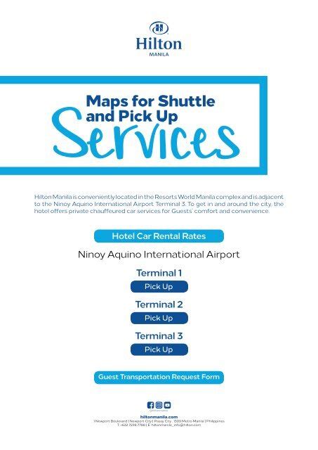 Hilton Manila Shuttle Map