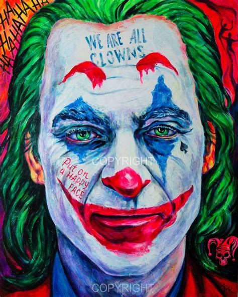 Joker - We are all Clowns Painting by Margarita Kriebitzsch | Saatchi Art