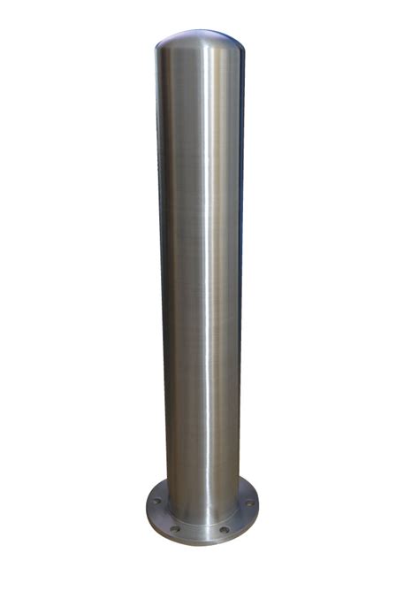 Surface Mounted Plate – Stainless Steel Pipe Bollard - Bollard Pros