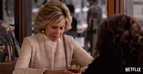 Crying Jane Fonda GIF - Crying JaneFonda GraceHanson - Discover & Share GIFs