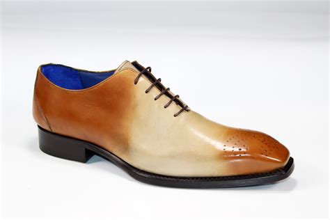 Emilio Franco "Valerio" Cognac/Beige Shoes – Unique Design Menswear