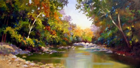 Nel's Everyday Painting: Revised Panoramic Creek