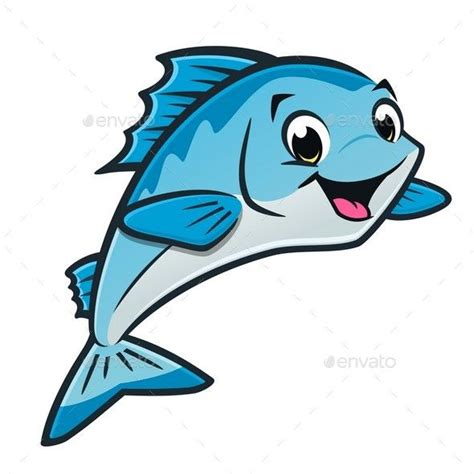 Cartoon Fish | Fish cartoon drawing, Cartoon fish, Fish illustration