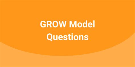 GROW Model Questions for Coaching - LEADx