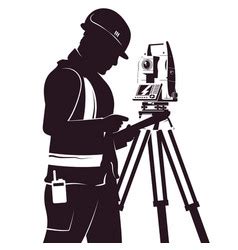 Surveyor Silhouette Vector Images (over 150)