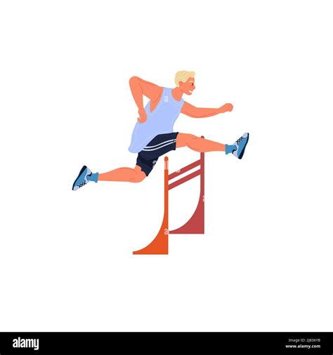 Flat cartoon running man character,sports healthy lifestyle vector illustration concept Stock ...