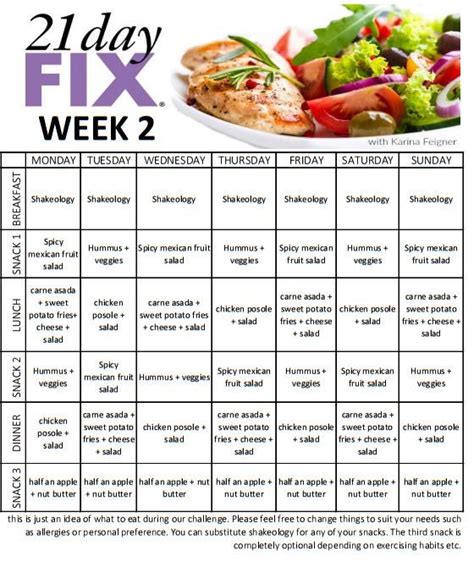 Printable 1300 Calorie Meal Plan